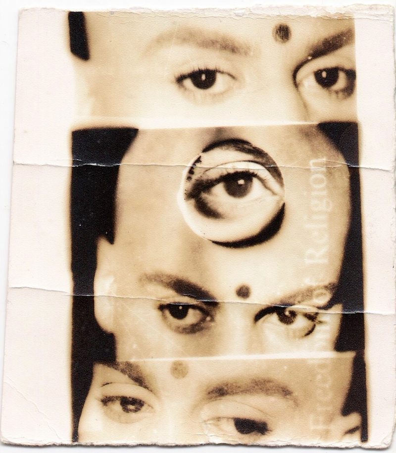 'Rupaul', Photo Montage Print. New York Photographer, 1990's. Created after photo shoot with the artist & performer. Measures 3.75 x 4.25 inches. $45.