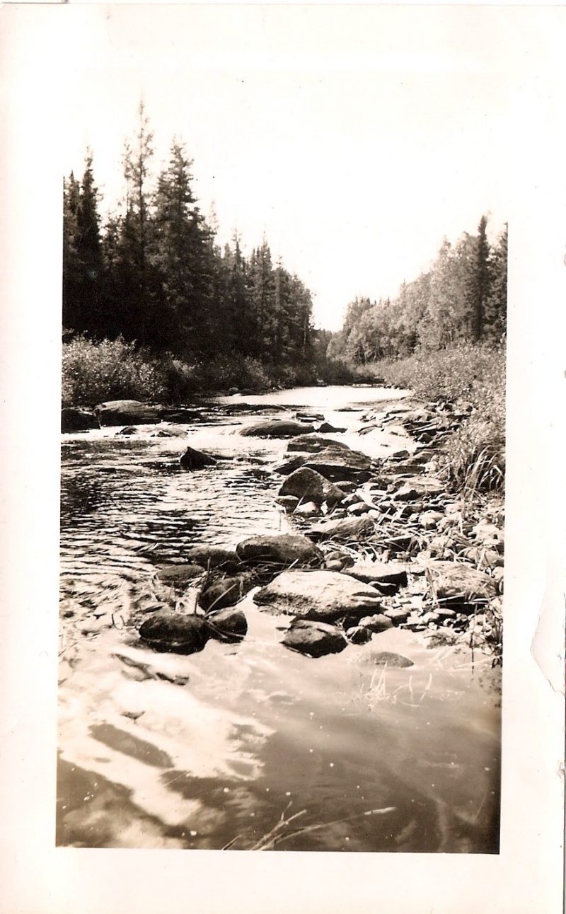 Vintage Anonymous Photograph, 'River View ', Handwritten 'Sept 1950', Measures 3 x 4.75 inches. $15