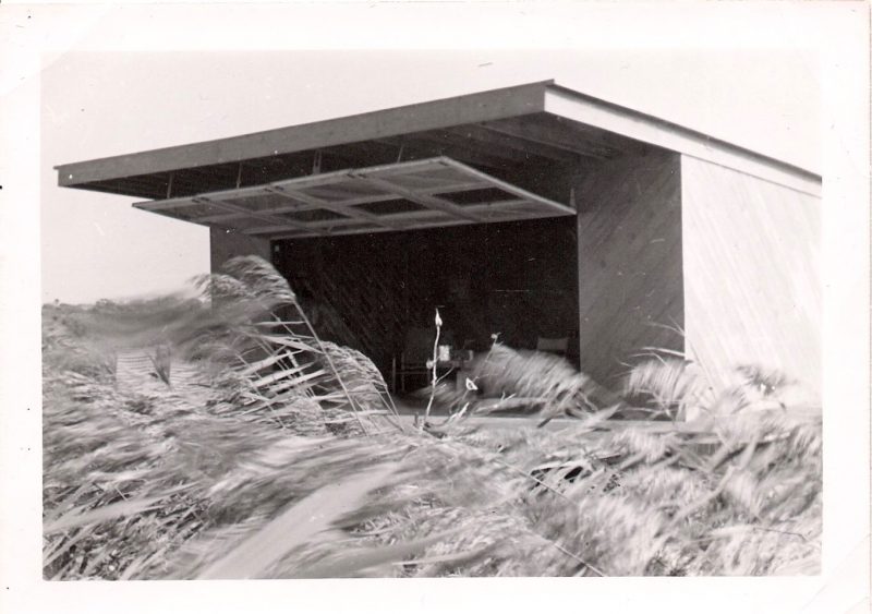 Mid Century Vintage Authentic Photograph, 'Cherry Grove House amongst the Tall Grass', Measures 4.5 x 3.25 inches, SOLD.