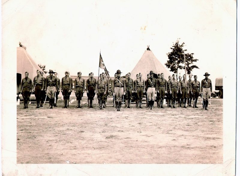 Mid Century Authentic Photograph, 'Army Line-up for Inspection for Possible STD's', Dayed 1931, Measures 4.5 x 3.5 inches. $25