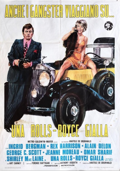 Movie Poster for 'Yellow Rollsroyce'. Image for reference only.