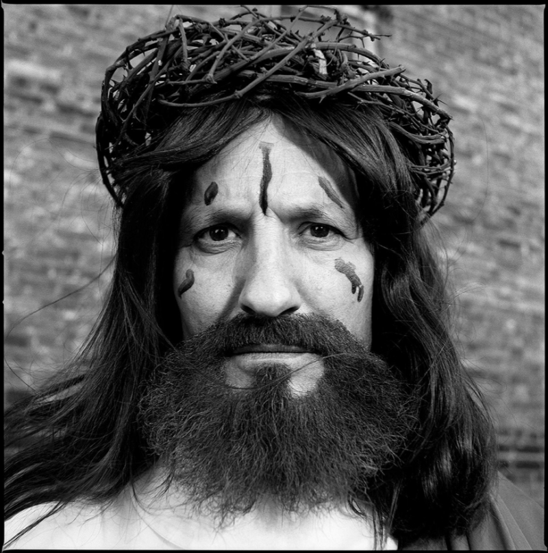 Tony Fouhse (Ottawa, Canada), 'Jesus, Toronto, 1994',  Photograph, 12 x 14 inches. Titled & Dated on Lower Right, $250 unframed