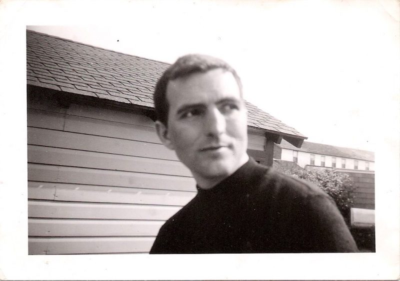 Fire Island Series, Mid Century Authentic Photograph, 'Handsome Man Posing Near the Cherry Grove Dock', Dated June 1949 on verso, Measures 3.5 x 2.5 inches. SOLD.