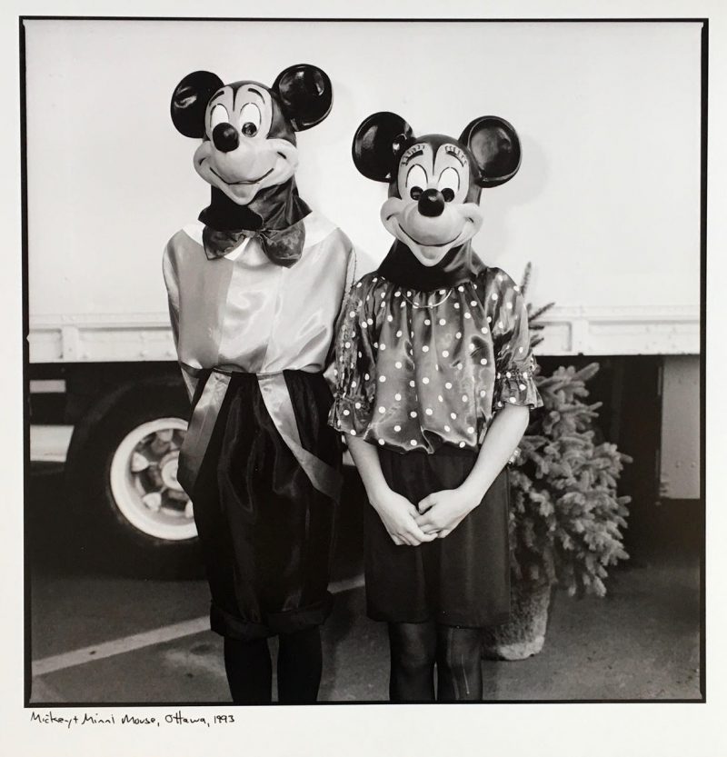 Tony Fouhse (Ottawa, Canada), 'Mickey & Minnie Mouse, Otatwa, 1993', Photograph, 12 x 14 inches. Titled & Dated on Lower Right, $250 unframed