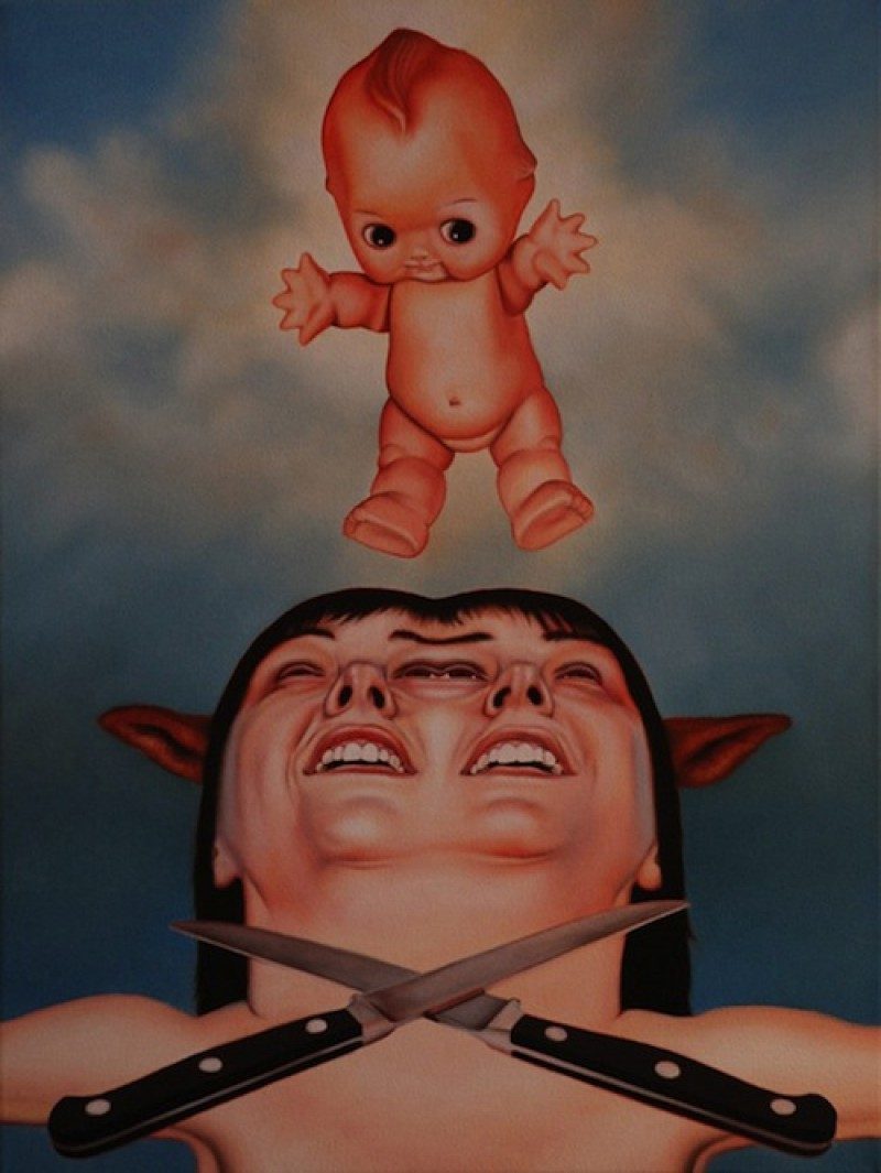Peter Shmelzer (Ottawa, Canada), Better Than Blood Series, Oil on Canvas, 18 x 24 inches, 2006, $1850.