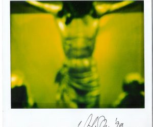 Original Polaroid ‘Jesus on the Cross’ 1998 by Opalski