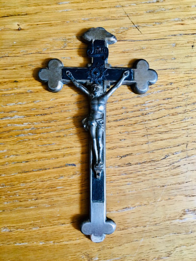 Metal Cross. Measures 3.5 inches x 6.25 inches. $15.
