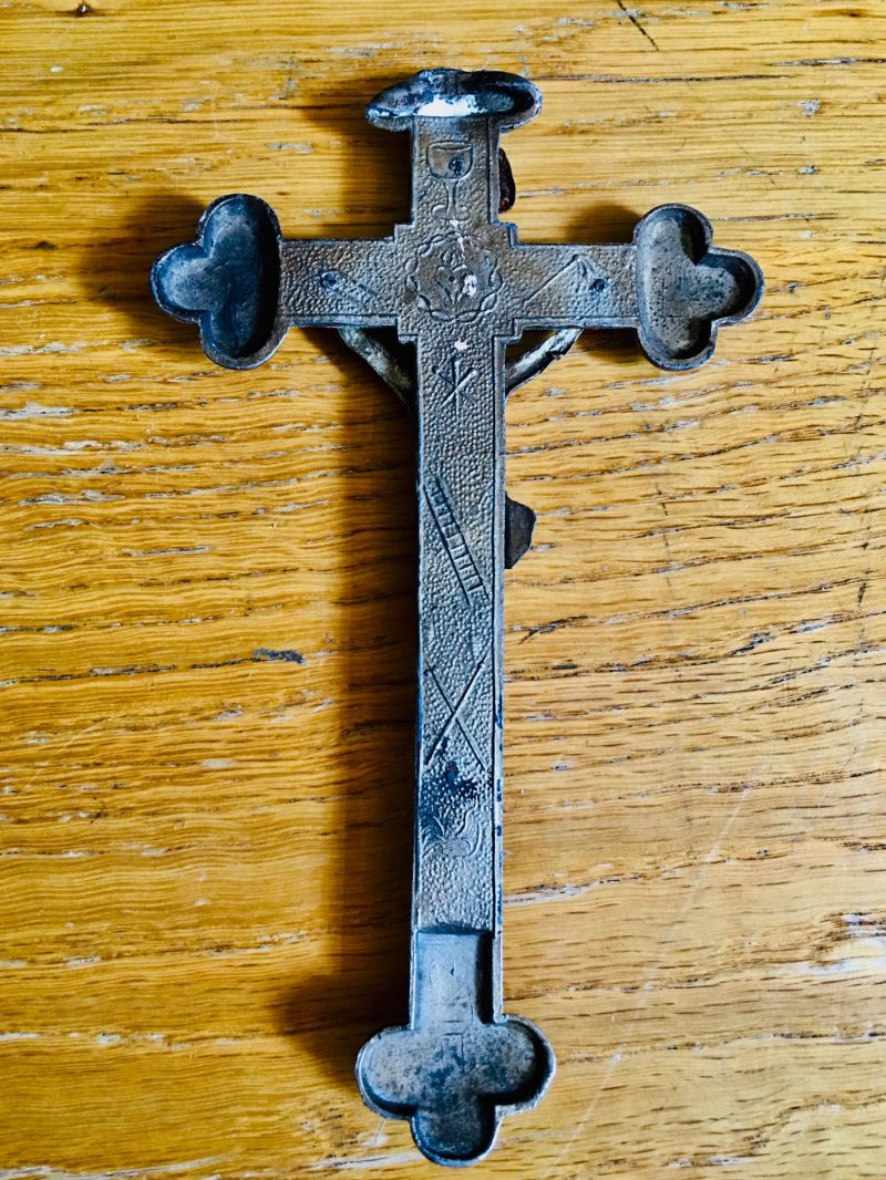 Metal Cross. Measures 3.5 inches x 6.25 inches. $15.
