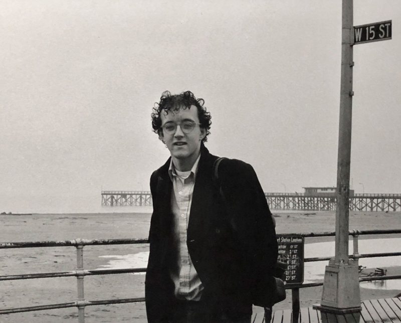 Portrait of Keith Haring at Coney Island, 1978.