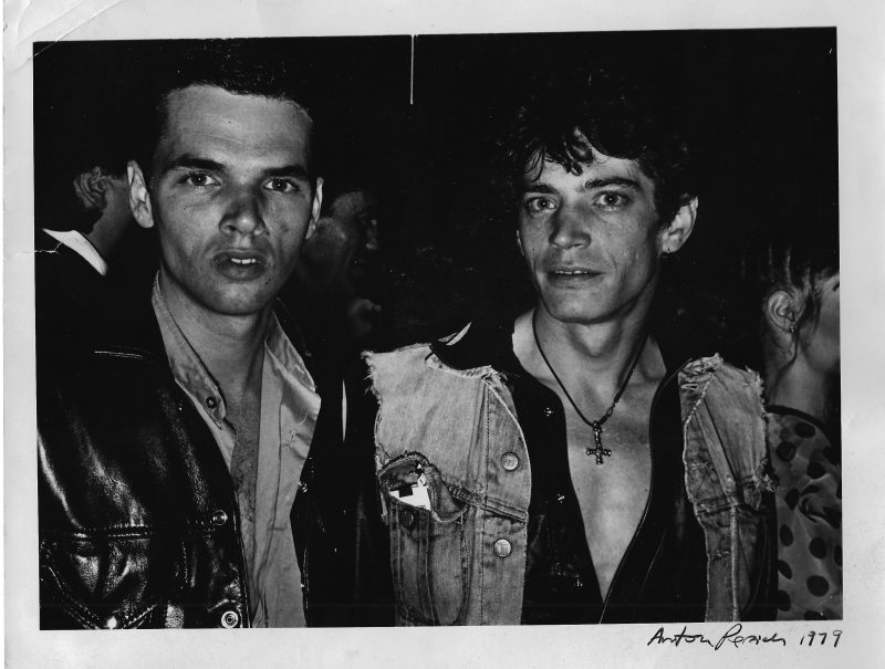 Portrait of Marcus Leatherdale & Robert Mapplethrope at Studio 54. For Reference Only. Not for Sale.