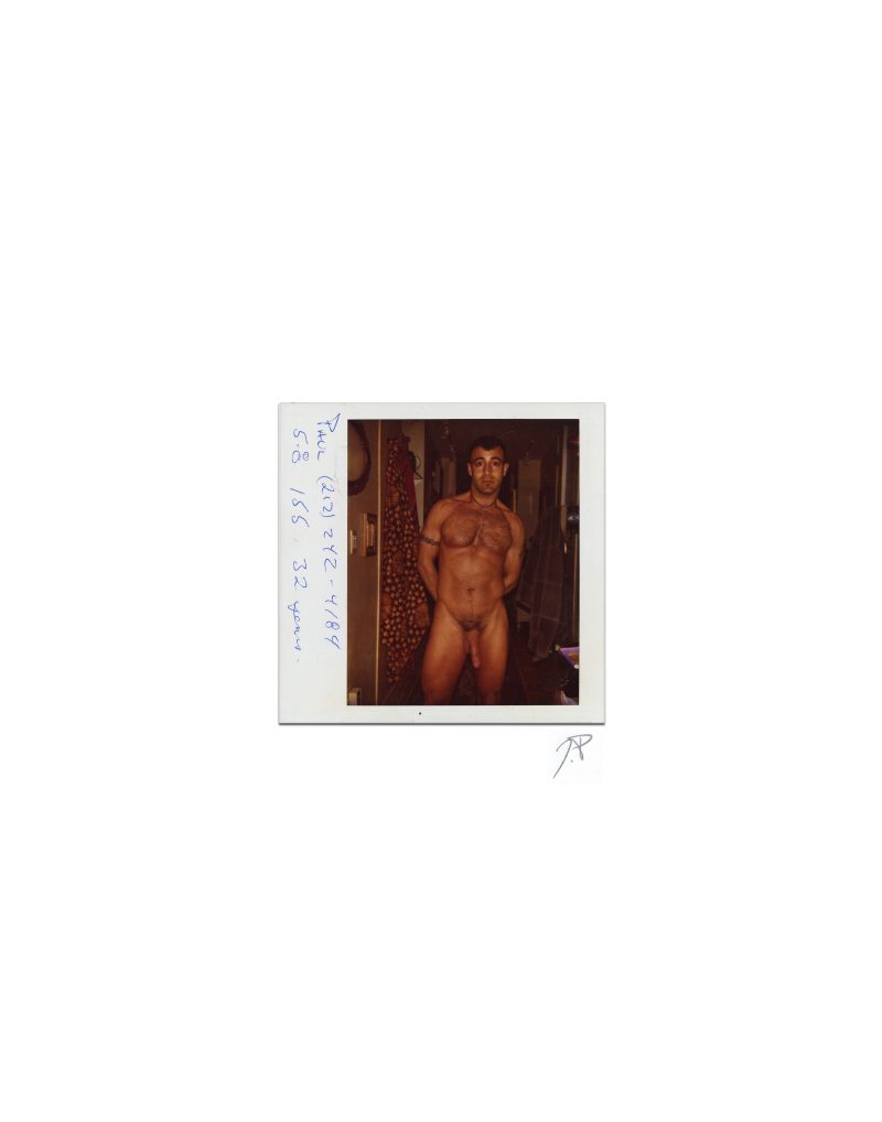 Paul, New York City 1997. Digital Image of Polaroid, Printed 11 x 14 inches 2021. Epson 100% Cotton Fiber. Bright White Base and Matte Finish. Open Edition. Signed in Graphite Pencil on Lower Right. NOW USD$225. Original Polaroid not available for sale / part of the archive.