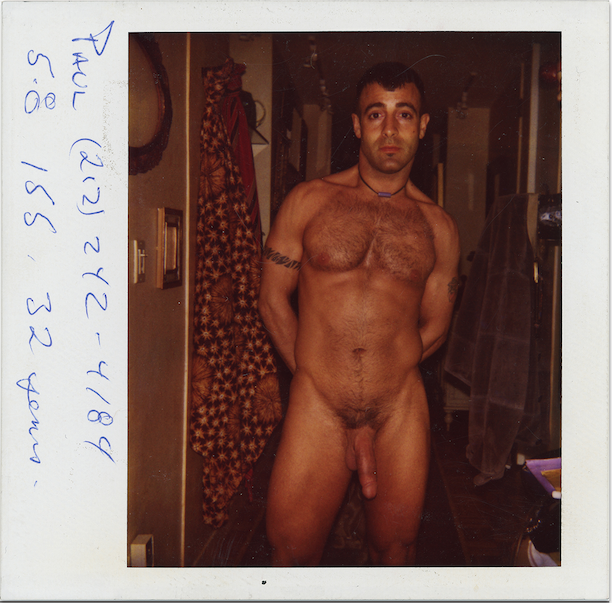 Paul, New York City 1997. Digital Image of Polaroid, Printed 11 x 14 inches 2021. Epson 100% Cotton Fiber. Bright White Base and Matte Finish. Open Edition. Signed in Graphite Pencil on Lower Right. NOW USD$225. Original Polaroid not available for sale / part of the archive.