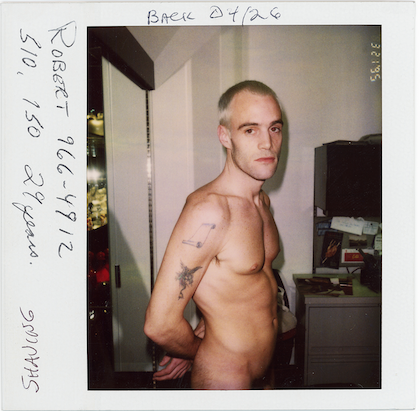 *** Robert (Blanchon), New York City 1997. Set of Three Original Polaroids / Anonymous Photographer. Initialed by the Photographer on Verso. SOLD.