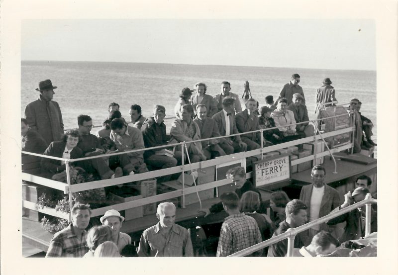 Mid Century Authentic Photograph. Fire Island / Cherry Grove Ferry'. Measures 4.5 x 3.25 inches. Part of an Estate from a Gay Couple in New York, from 1920-1970's. $55