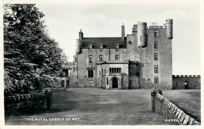 The Royal Castle of Mey, England. Vintage Real Photo Postcard, Measures 5.5 x 3.5 inches. No writteng on verso. $15.