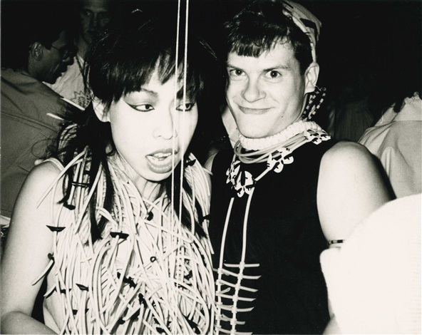 David Spada & Partygoer, 1984. Photo by  Andy Warhol (American, 1928–1987)