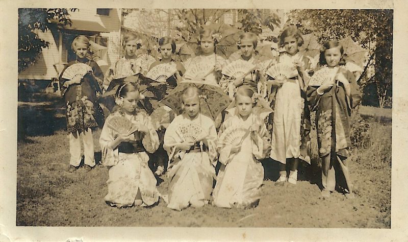 Authentic Mid Century 'Beautiful Ghosts' series, Vintage Photographs 1940-50's. 'Politically Incorrect Theme Party for Privileged White Rich Girls'. Measures 4.5 x 2.75 inches. $10.