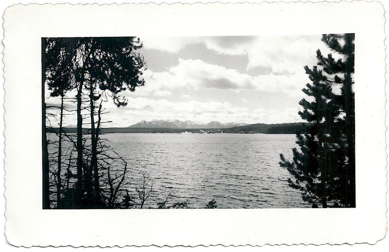 Authentic Mid Century 'Beautiful Ghosts' Series, Vintage Photographs 1940-50's. 'Lake Yellowstone, 1950' written on verso. Measures 3.25 X 5 inches. $10.