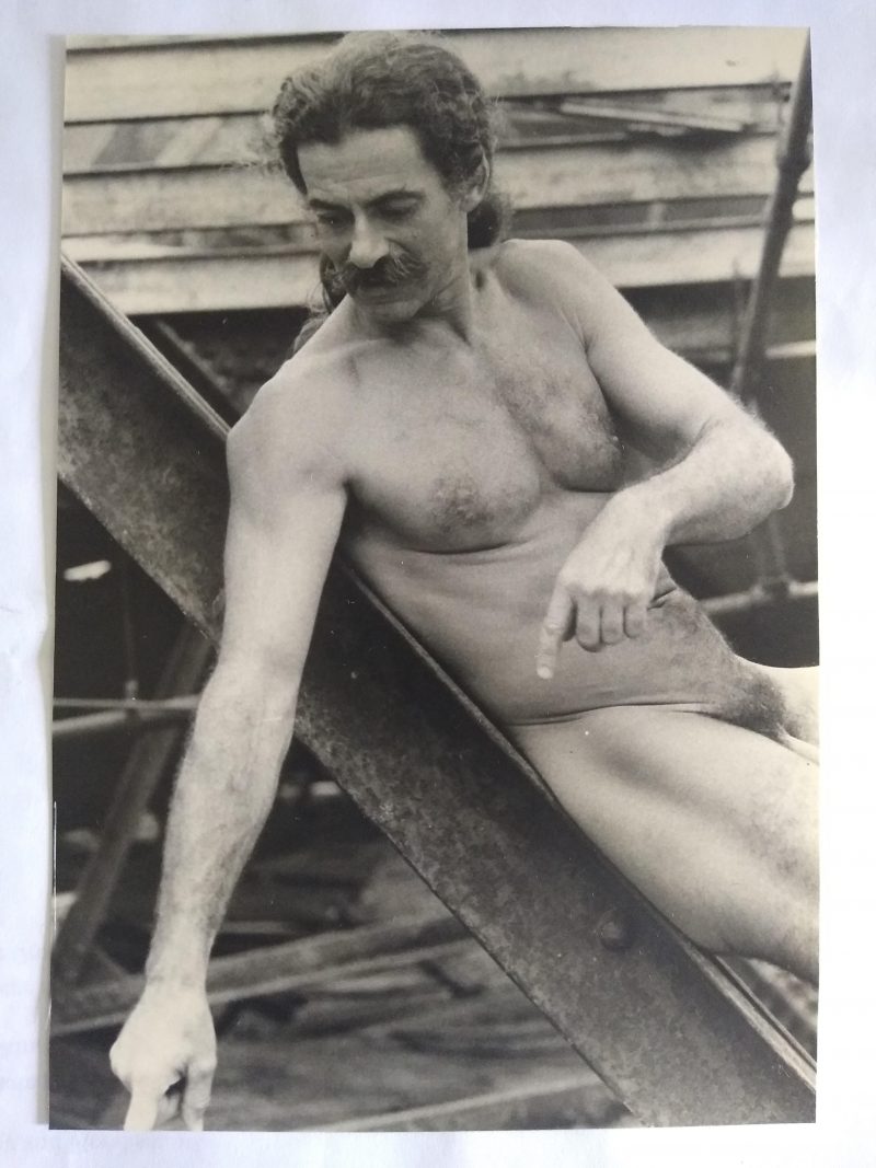1. Michel (from the Pier photographs series) 6.5 x 4.5 inches, 1986. The way Michel is posed is reminiscent of Michelangelo's 'The Creation of Adam'.