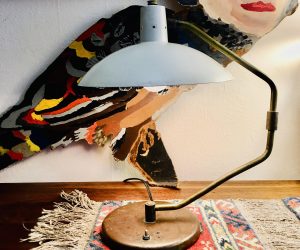 SOLD. Authentic Mid Century ‘Saucer’ Desk Lamp