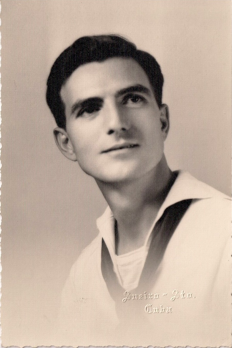 Portrait of the artist while in the American Navy.