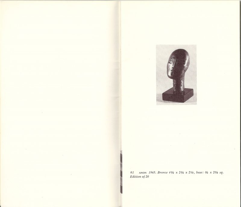 Michael De Liso, Exhibition Catalogue #1
