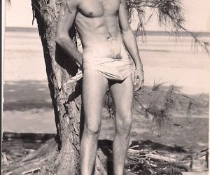 ‘Man in Briefs with Tree’, Unknown Photographer, 1950’s