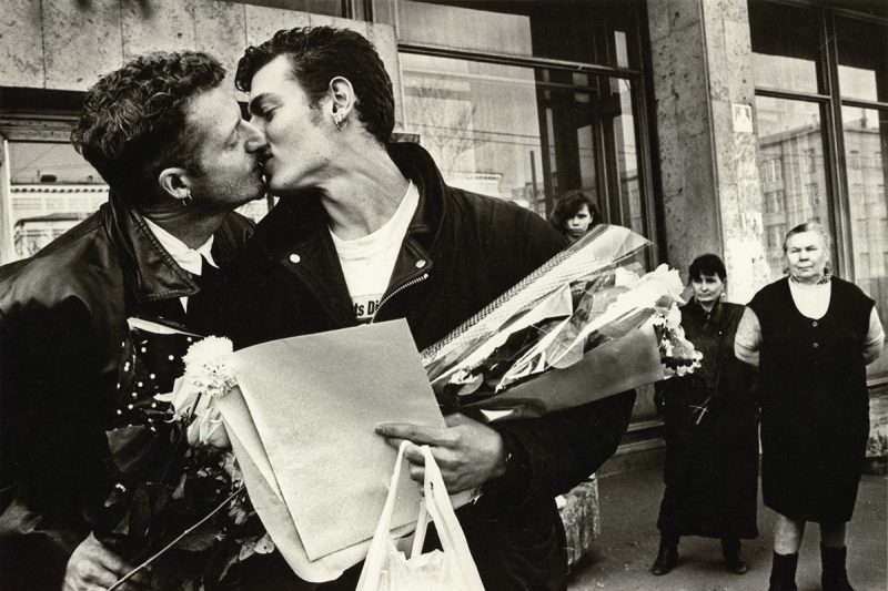 Robert Filippini & Slava Mogutin at their public wedding ceremony in Moscow, Russia. (for reference only / not for sale)