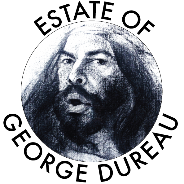 Official Estate Stamp, on the verso of all authentic estate photographs.Drawing is a self-portait by Dureau.Created by the Arthur Roger Gallery, New Orleans, USA, specifically for the estate.