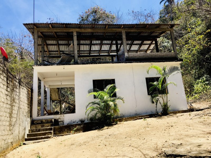 Casita Maura (Main House), Entrance with View of Second Floor Open Concept Terrace.