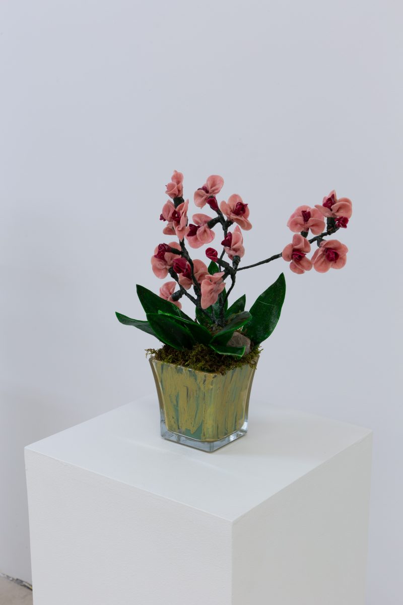Brigida Cuddemi, Untitled (Flowers) 3, c. 2019. Sculptures approx 20 x 13 inches. $450 each. 