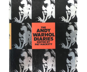 ‘Andy Warhol Diaries’ Hardcover Library Book, 1989