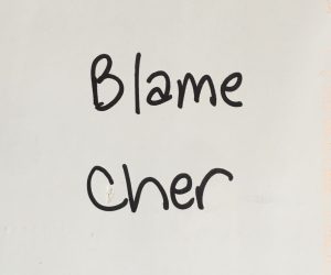 ‘Blame Cher’ by Joe Ovelman, New York, 2004