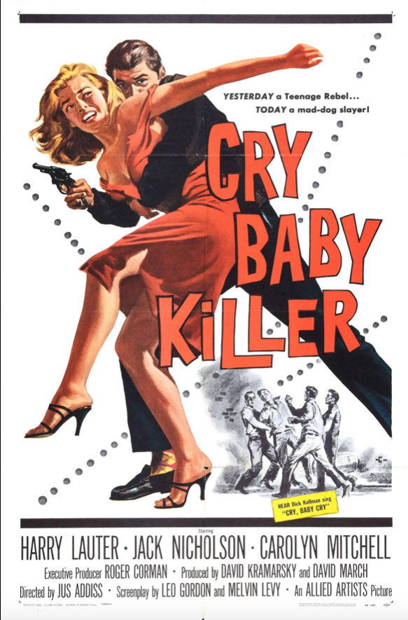 FOR REFERENCE ONLY (not for sale) 'The Cry Baby Killer' Movie
