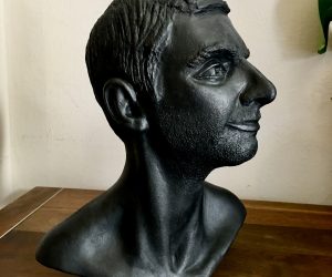 Terry Rooney Male Portrait Bust Sculpture