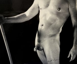 Authentic Photograph ‘Male Nude Self Portrait’ by Don Dureau 1970’s
