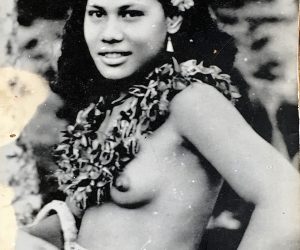 Mid Century Photograph of Beautiful Hawaiian Woman 1950’s