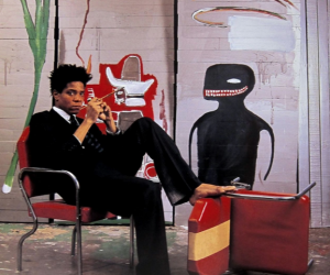 SOLD. JEAN-MICHEL BASQUIAT @ Whitney Museum of Art, New York, 1992