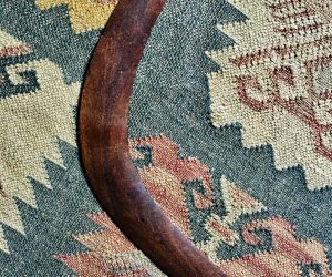 Mid Century Hand Carved Vintage Australian Boomerang