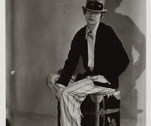 SOLD. ‘Janet Flanner with Top Hat’, 1927, Berenice Abbott (1898-1991), Photgraph. 