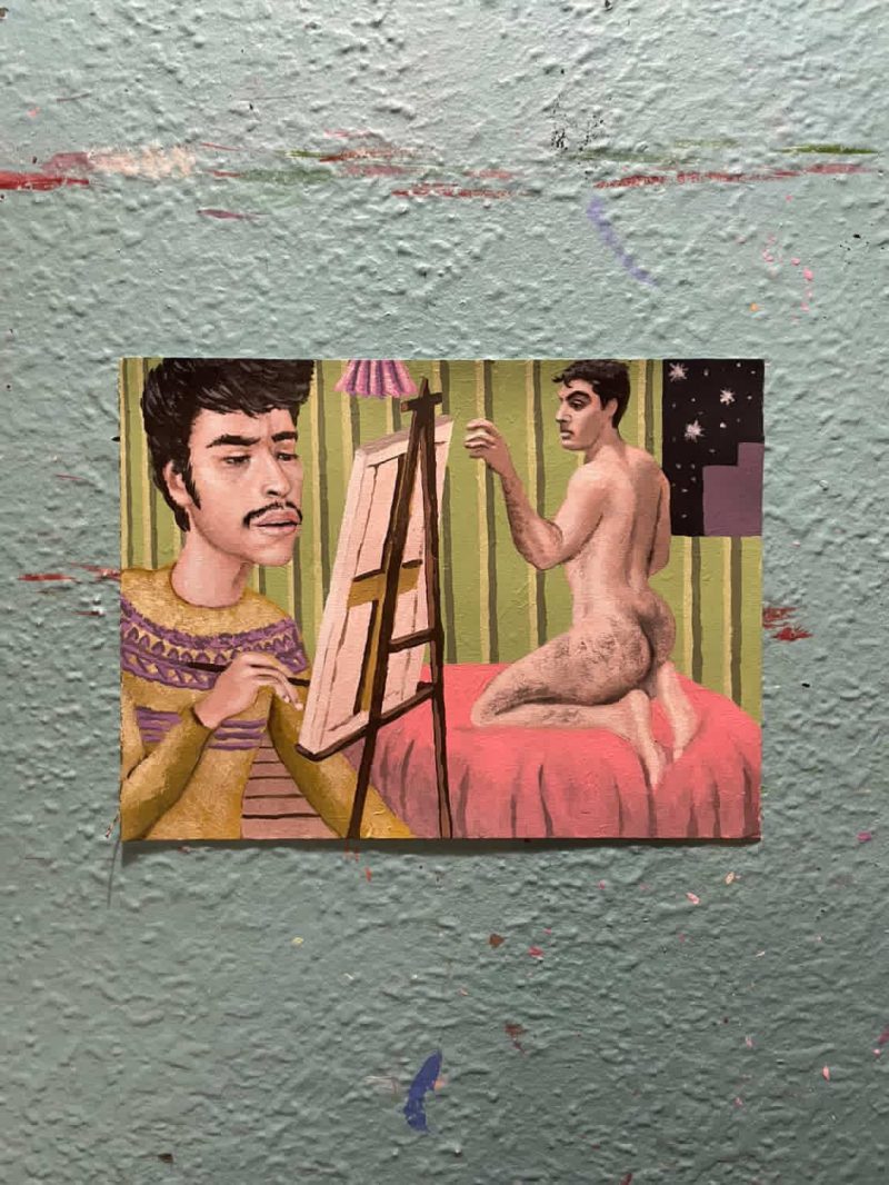 Bruno Leydet (Montreal, Canada), 'Night Shift', acrylic, acrylic on canvas paper, 12 x 9 inches 2025, USD$450