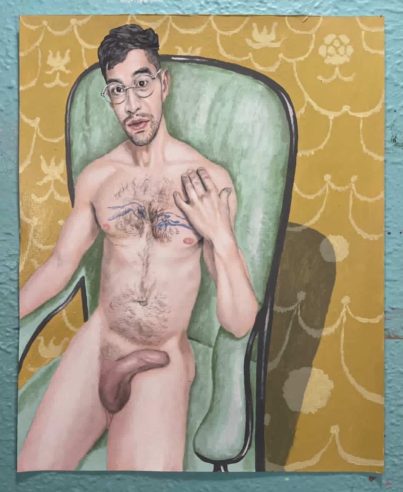 Bruno Leydet (Montreal, Canada), 'No Wonder', acrylic, acrylic on canvas paper, 12 x 9 inches 2025, USD$450