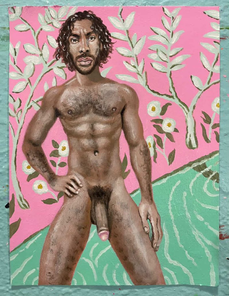 Bruno Leydet (Montreal, Canada), 'Remedio', acrylic, acrylic on canvas paper, 12 x 9 inches 2024, USD$450