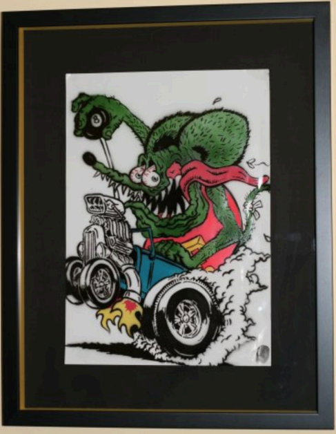 Rat Fink
Spray Paint On Paper 20 x 12 in (50.8 x 30.48 cm)
Unknown, 2007. $50