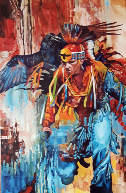 Spirit Dance #5
Acrylic On Canvas 36 x 24 in (91.44 x 60.96 cm)
Brian Michon, 2017, $300