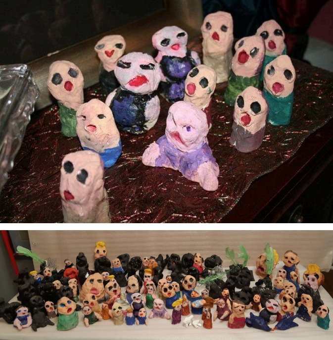 Clay Figures Painted Clay
Anne Johnson, 2009. $50.