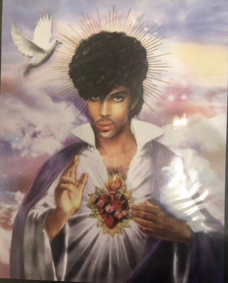 SOLD. Stars as Saints - Prince Print
Unknown Artist. $10