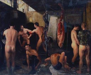 SOLD. ‘Father’s Milk’ 2003, James Huctwith, Oil on Canvas