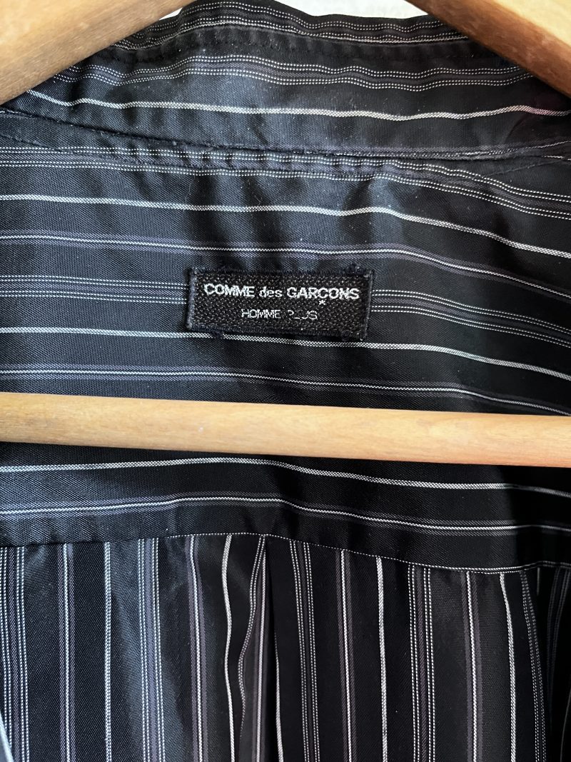 COMME DES GARCON, Homme Plus, Large, Black Nylon (type) Fabric, Shirt. 1980's New York. Excellent Condition. $350.  