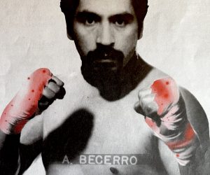 Vintage  Boxing Match / Art Event Poster, Santiago, Chile, 2001